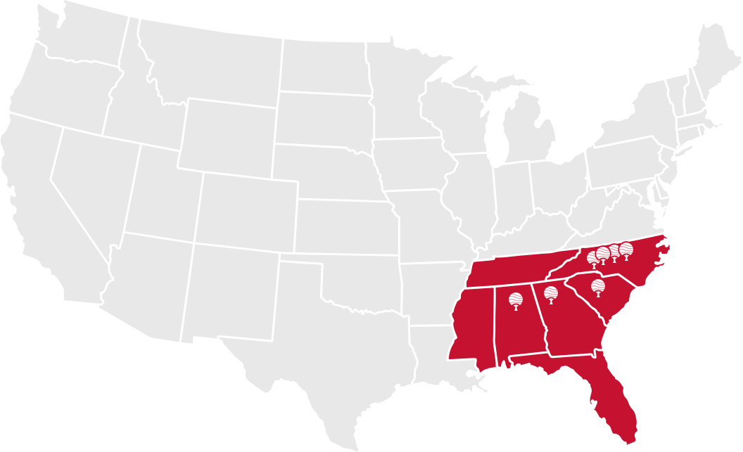 Duke's Southeast Region